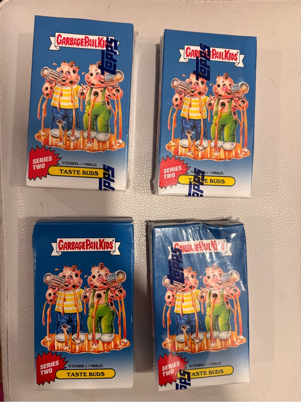 Garbage Pail Kids Series Two Taste Buds Trading Card Packs - Blue